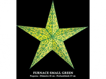 Candeeiro Estrela Starlightz Furnace Small Green